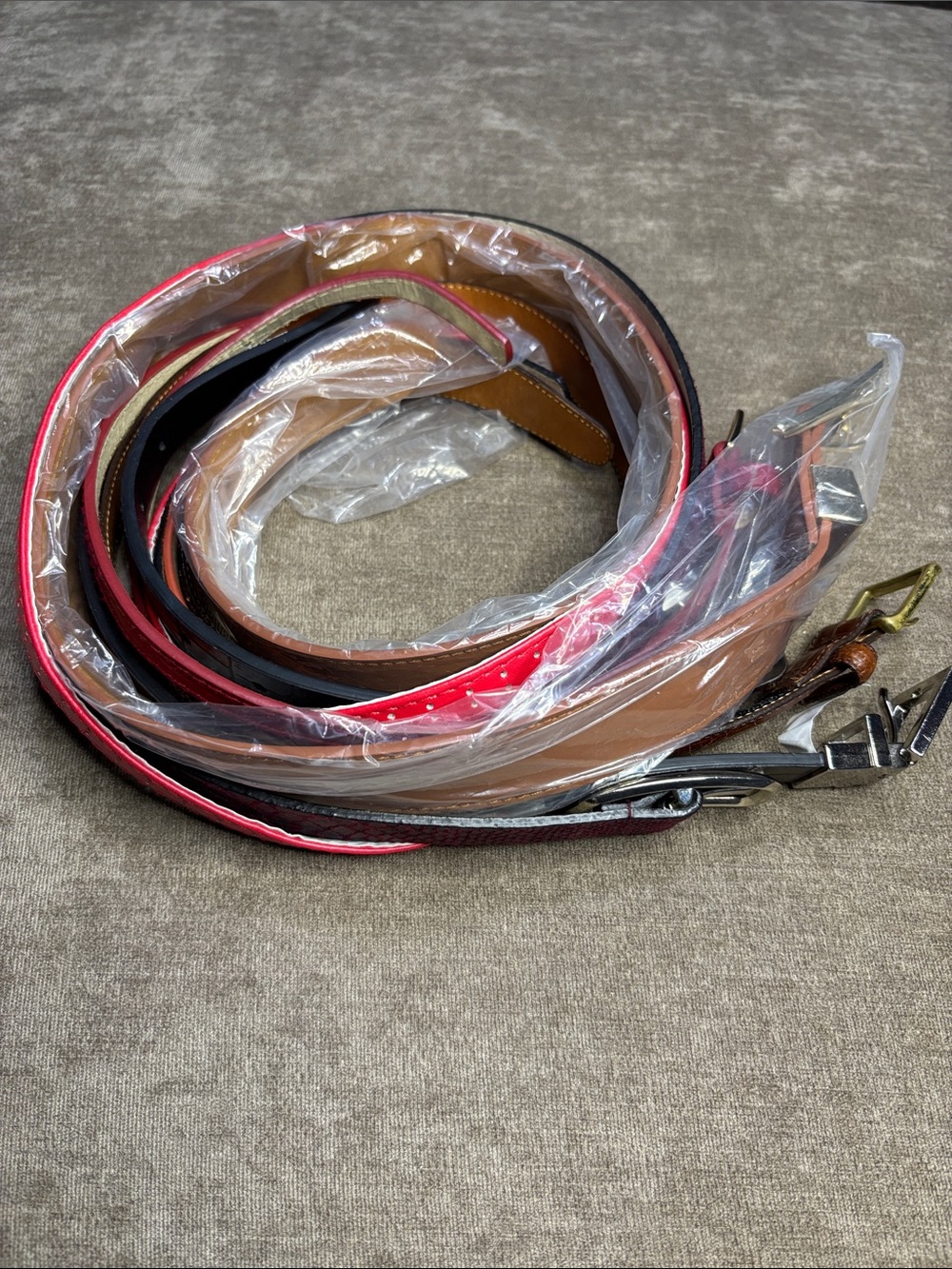 Bundle of 6 Belts, descriptions below.